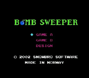 Bomb Sweeper (World) (Aftermarket) (Homebrew) screen shot title